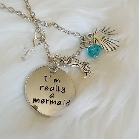 I'm Really A Mermaid Necklace - Picture 7 of 9
